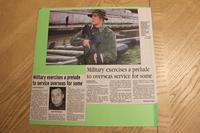 Thumbnail for A: Military exercises a prelude to service overseas for some, 2006
