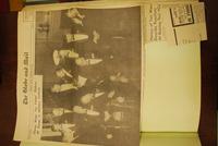 Thumbnail for A: insert: Globe and Mail article on Dinner in Military Insitute, V.C., 'Four Valour Ribbons',