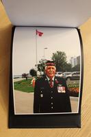Thumbnail for P: Berthiaume at Dieppe Anniversary Standing in front of Canadian Flag 
