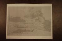 Thumbnail for Insert: Photo copy of injured soldier on battlefield