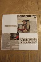Thumbnail for A: Afghanistan, soldiers return home, Afghan service 'scary, boring'