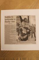 Thumbnail for A: Soldier's welcome a flashy one, 2007