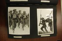 Thumbnail for P: Soldiers in Full Battle Dress, Gas Masks, Essex Scottish in Advance