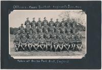 Thumbnail for P: Officers, Essex Scottish Regiment at Denton Park, Kent, England