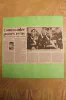 Thumbnail for A: Commander passes reigns, 2008