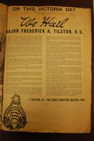 Thumbnail for A: Tilston Receiving Victoria Cross