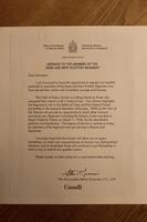 Thumbnail for L: Office of the Minister of Veterans Affairs, Field of Valour dinner, 2005