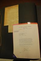 Thumbnail for A: Officer's Watch Party at Armouries, Letter from McGregor to Lillis, Correspondences to Brown from Lillis, to Carlisle from Lillis