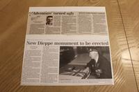 Thumbnail for A: New dieppe monument to be erected, A: Adventure turned ugly