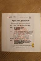 Thumbnail for A: A yellow ribbon thanksgiving and Remembrance Day service, 2007