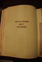 Thumbnail for Text: British Columbia Daily Newspapers
