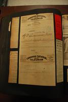 Thumbnail for Articles (3) Telegram (2) Gun Range Prize, Ribbon (1) DCRA Prize Meeting President